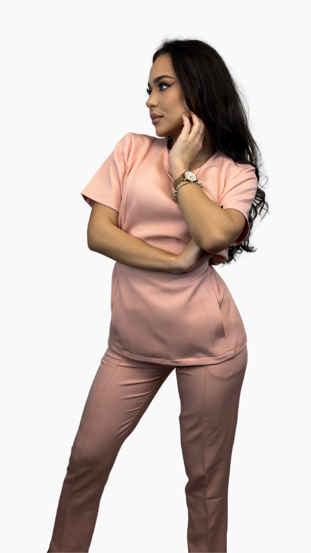 Pantaloni Medicali LifeFit - Peach Blossom