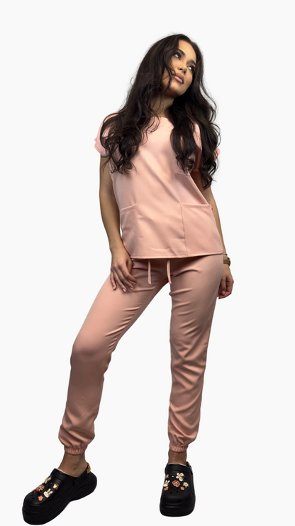 Costum medical MedFlow - Peach Blossom